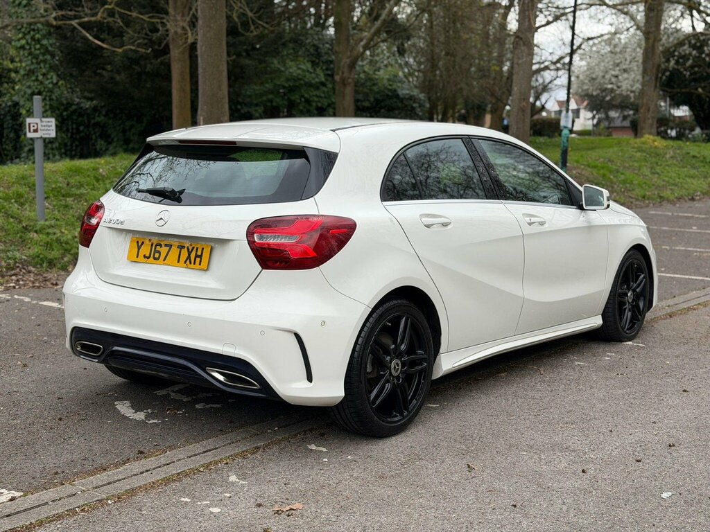 Mercedes-Benz A Class 2.1 A200d Amg Line Premium 7G-dct Euro 6 Ss 5 YJ67TXH White #4