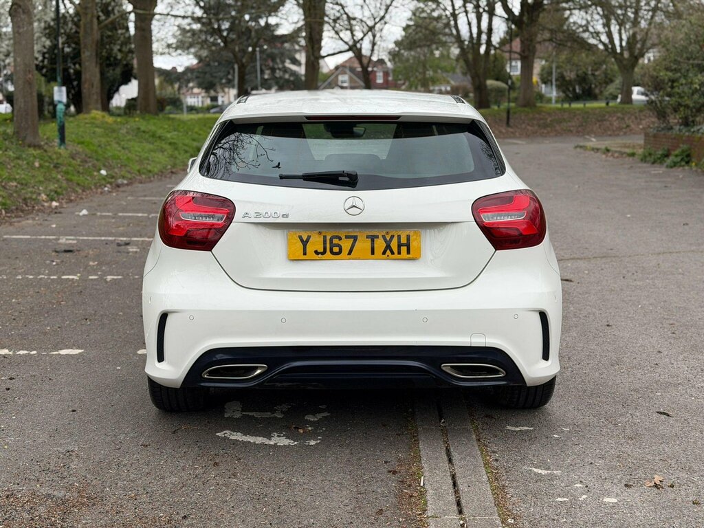 Mercedes-Benz A Class 2.1 A200d Amg Line Premium 7G-dct Euro 6 Ss 5 YJ67TXH White #5