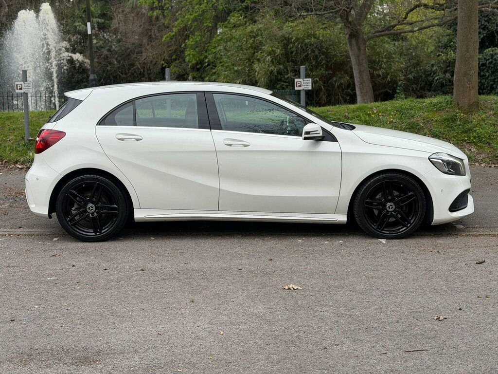 Mercedes-Benz A Class 2.1 A200d Amg Line Premium 7G-dct Euro 6 Ss 5 YJ67TXH White #3