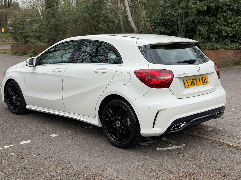 Mercedes-Benz A Class 2.1 A200d Amg Line Premium 7G-dct Euro 6 Ss 5 YJ67TXH White #6