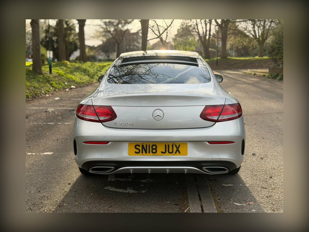 Mercedes-Benz C Class 2.1 C220d Amg Line Premium G-tronic Euro 6 Ss SN18JUX Silver #2