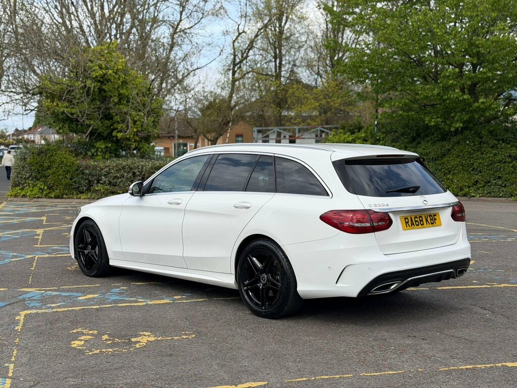 Mercedes-Benz C Class 2.0 C220d Amg Line G-tronic Euro 6 Ss RA68KBF White #6