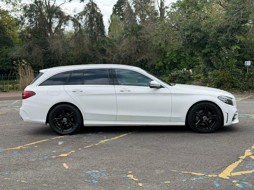 Mercedes-Benz C Class 2.0 C220d Amg Line G-tronic Euro 6 Ss RA68KBF White #3