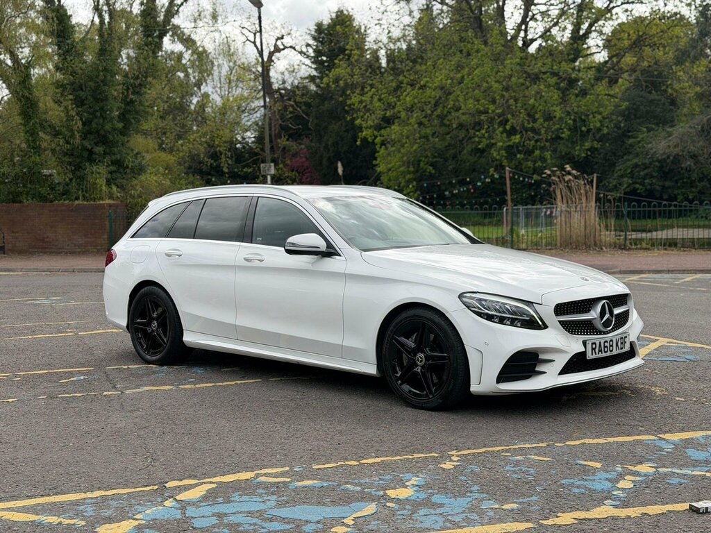 Mercedes-Benz C Class 2.0 C220d Amg Line G-tronic Euro 6 Ss White
