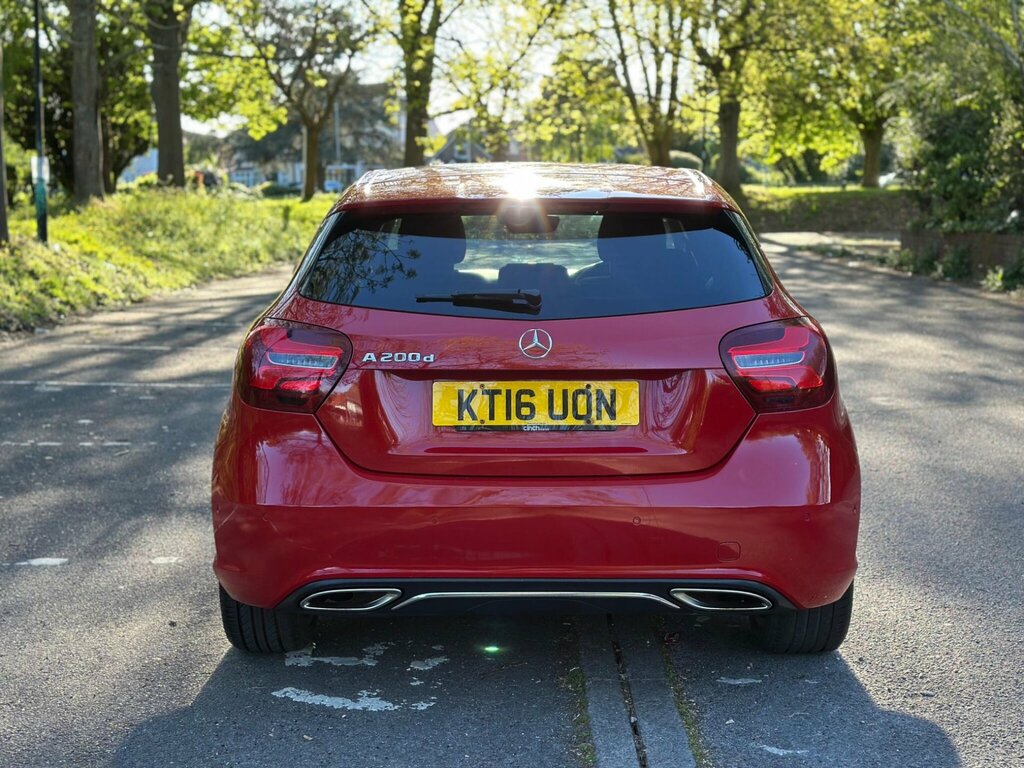 Mercedes-Benz A Class 2.1 A200d Sport Premium 7G-dct Euro 6 Ss KT16UON Red #5