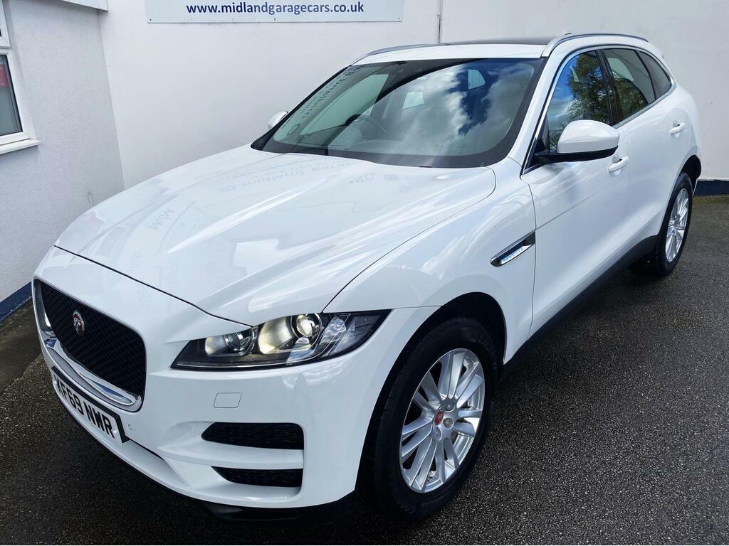 Jaguar F-Pace 2.0 D180 Portfolio Awd Euro 6 S S White #4