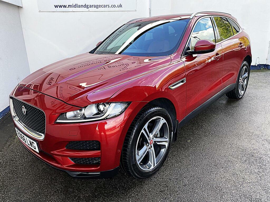 Jaguar F-Pace 2.0 D180 Portfolio Awd Euro 6 S S Red #4