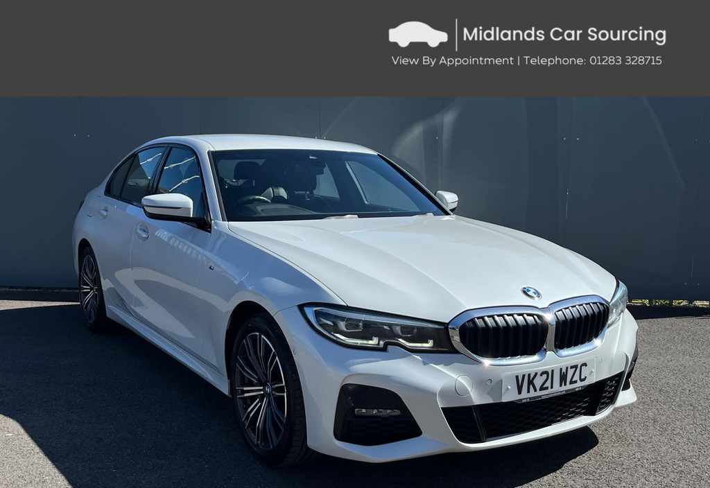 BMW 3 Series 2.0 330E 12Kwh M Sport Saloon Plug-in H White