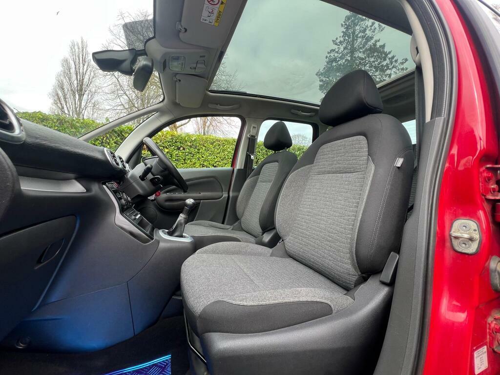 Citroen C3 Picasso 1.6 Bluehdi Platinum Euro 6 KP17MRO Red #6