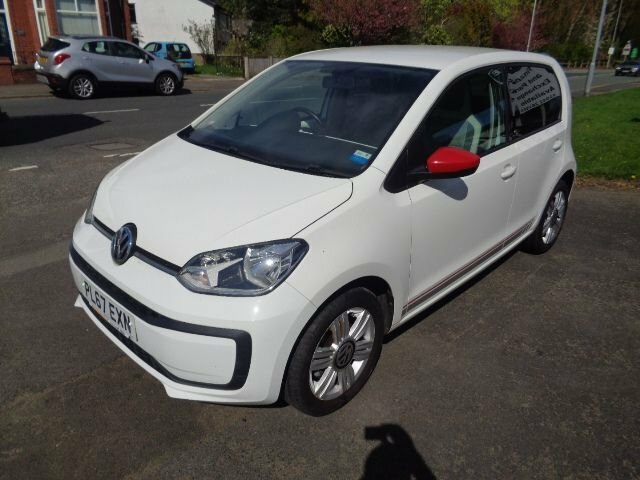 Volkswagen Up 1.0 Up Beats Hatchback Euro 6 PL67EXN White #4