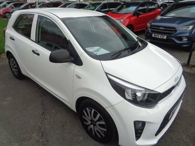 Kia Picanto 1.0 Dpi 1 Hatchback Euro 6 S S ML23VKK White #2