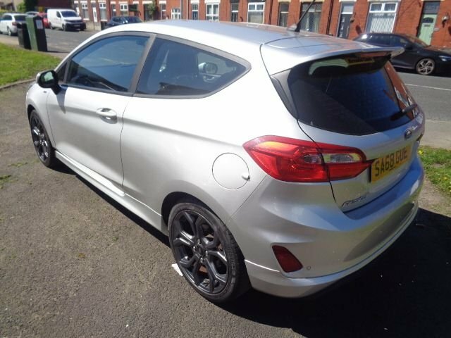 Ford Fiesta 1.0T Ecoboost Gpf St-line Hatchback Man SA68GUE Silver #6