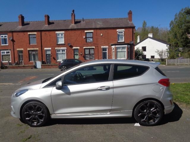 Ford Fiesta 1.0T Ecoboost Gpf St-line Hatchback Man SA68GUE Silver #5