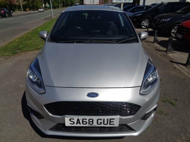 Ford Fiesta 1.0T Ecoboost Gpf St-line Hatchback Man SA68GUE Silver #3