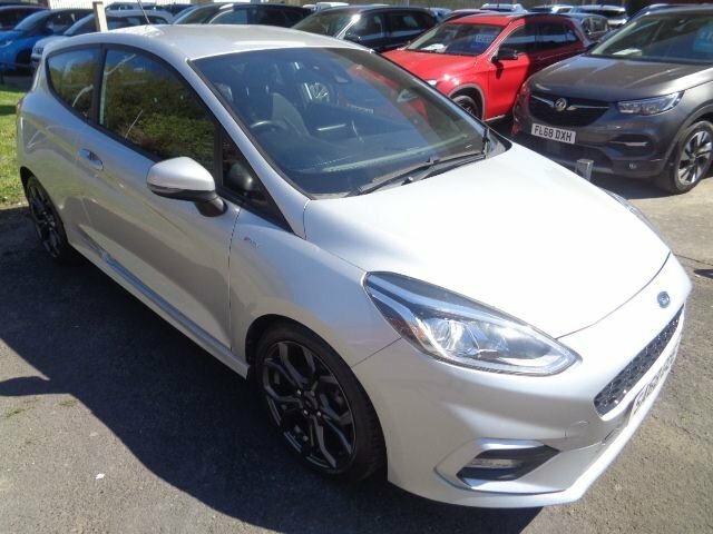 Ford Fiesta 1.0T Ecoboost Gpf St-line Hatchback Man SA68GUE Silver #2