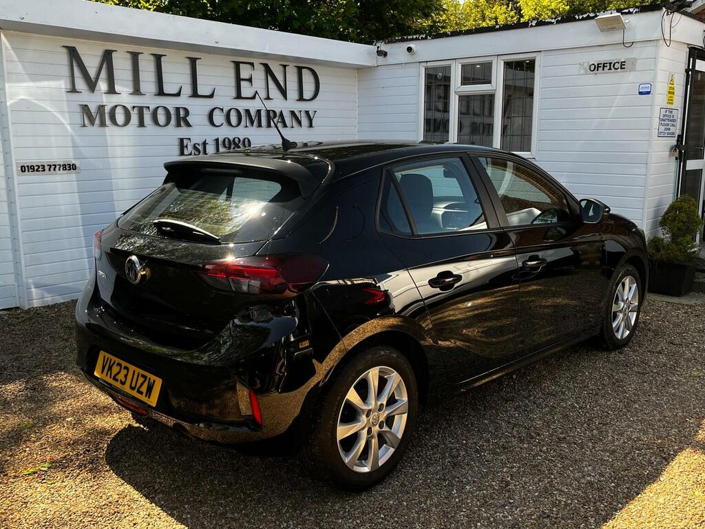 Vauxhall Corsa Hatchback 1.2 Turbo Design Euro 6 Ss 2023 VK23UZW Black #5