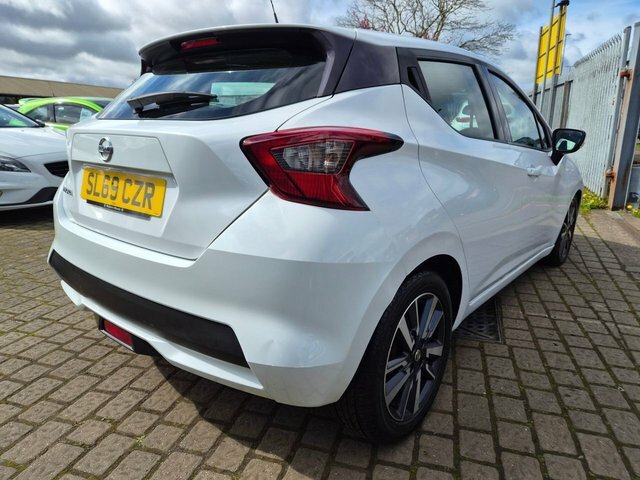 Nissan Micra Dci Acenta Hatchback SL69CZR White #6