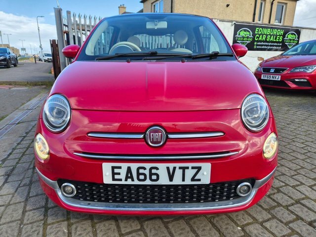 Fiat 500 Lounge Hatchback EA66VTZ Red #2