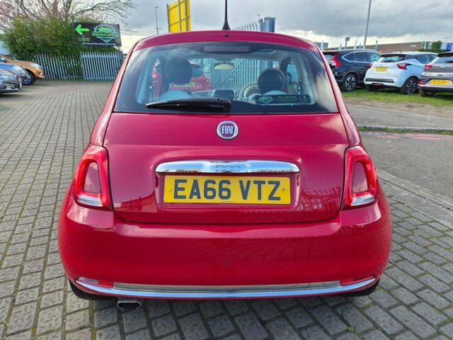 Fiat 500 Lounge Hatchback EA66VTZ Red #5