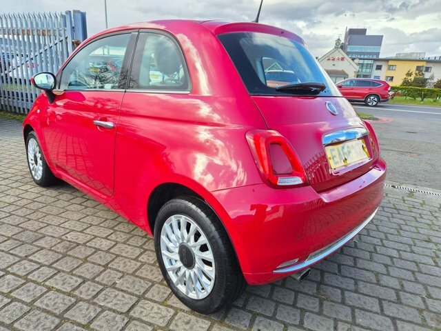 Fiat 500 Lounge Hatchback EA66VTZ Red #4