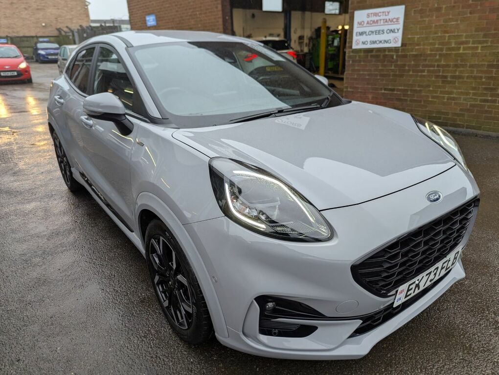 Ford Puma 1.0 Ecoboost Hybrid Mhev St-line X EK73FLB Grey #3