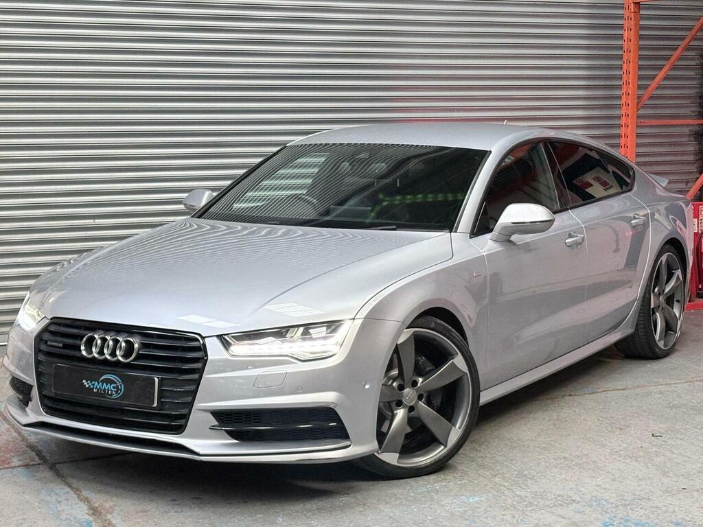 Audi A7 Hatchback 3.0 Tdi V6 Black Edition Sportback S Tro DE17AYZ Silver #2