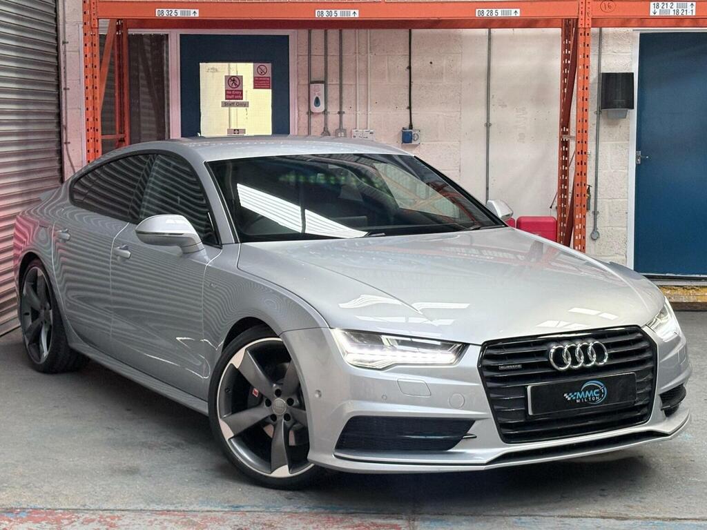Audi A7 Hatchback 3.0 Tdi V6 Black Edition Sportback S Tro Silver