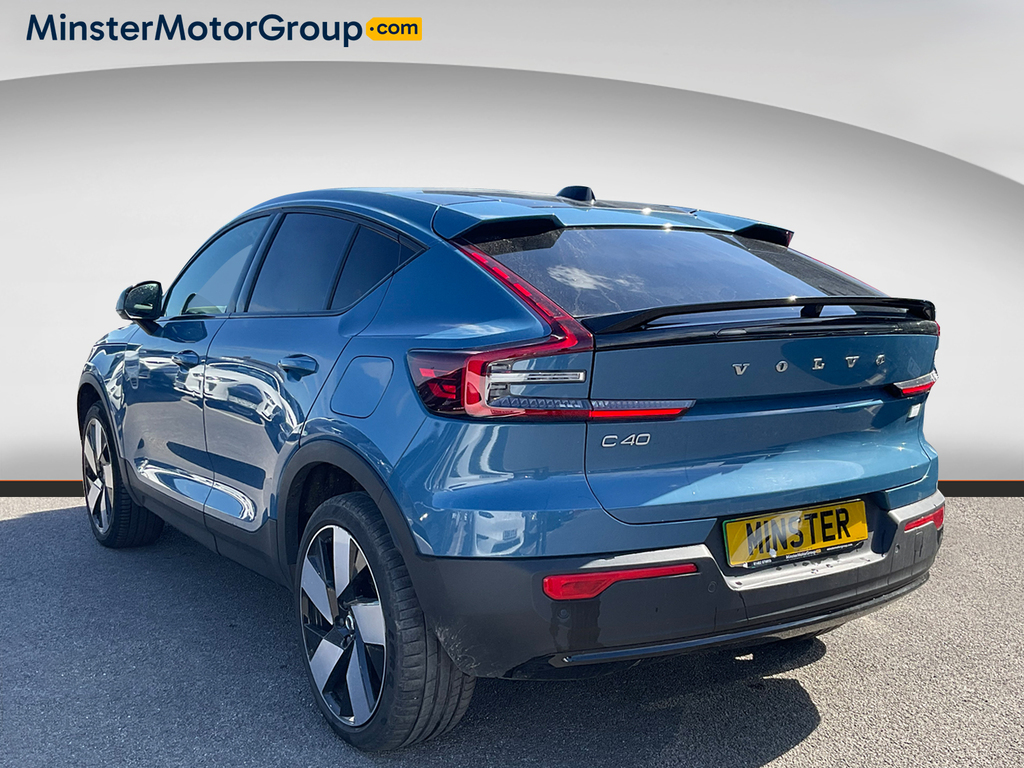 Volvo C40 Ultimate Recharge Ev CK23OGM Blue #4