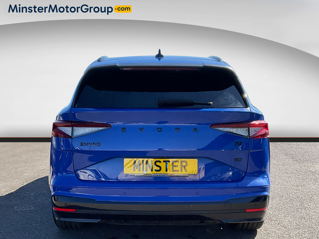 Skoda ENYAQ 80 Sportline Blue #3