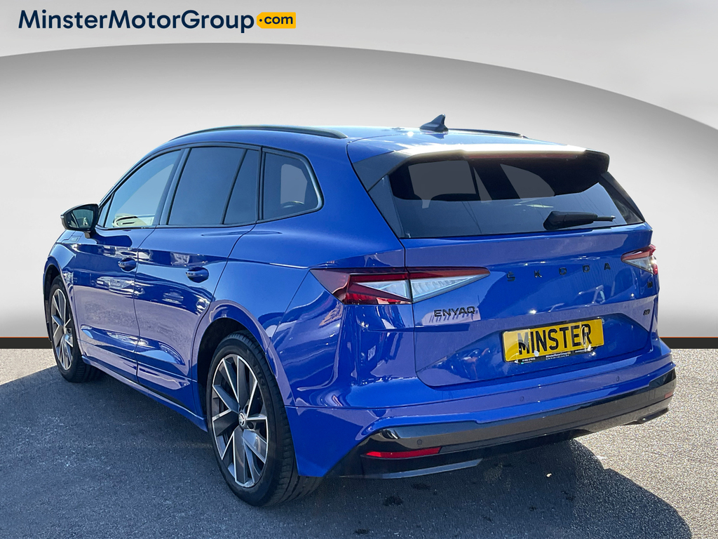 Skoda ENYAQ 80 Sportline Blue #4
