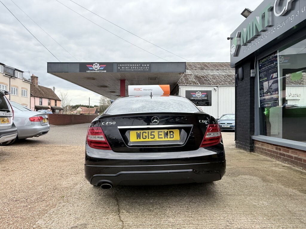 Mercedes-Benz C Class Coupe 2.1 C250 Cdi Amg Sport Edition 201515 WG15EWB Black #6