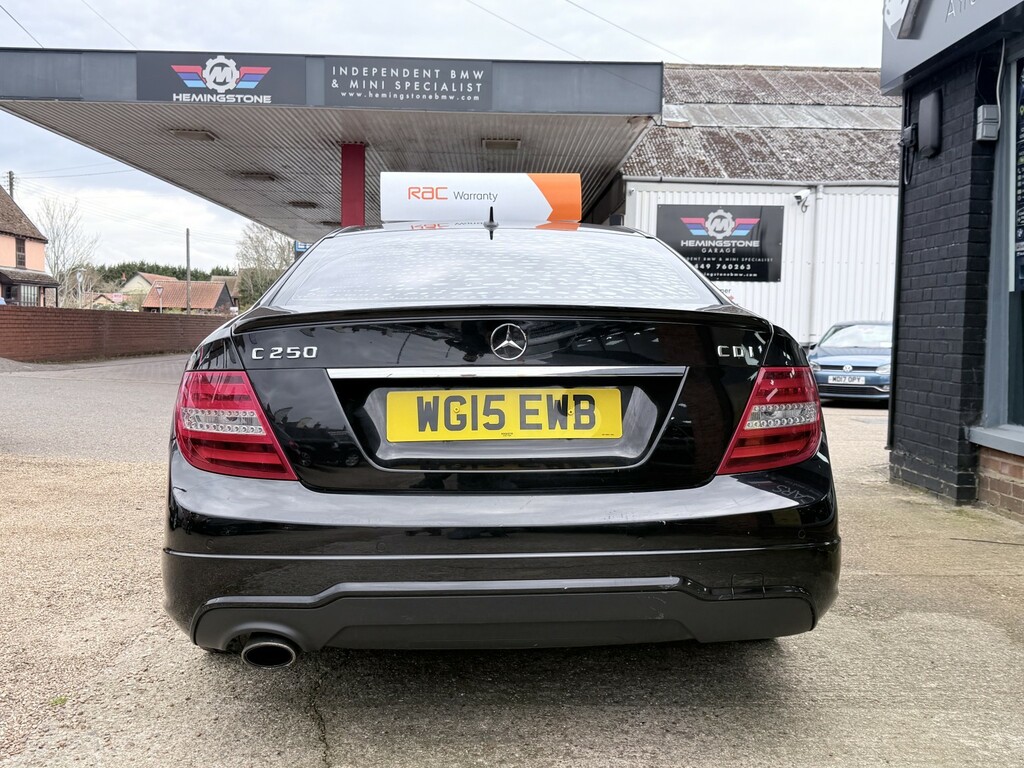 Mercedes-Benz C Class Coupe 2.1 C250 Cdi Amg Sport Edition 201515 WG15EWB Black #5