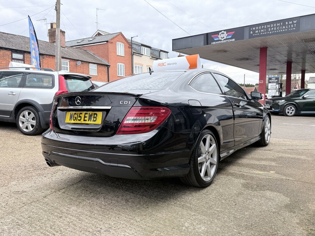Mercedes-Benz C Class Coupe 2.1 C250 Cdi Amg Sport Edition 201515 WG15EWB Black #4