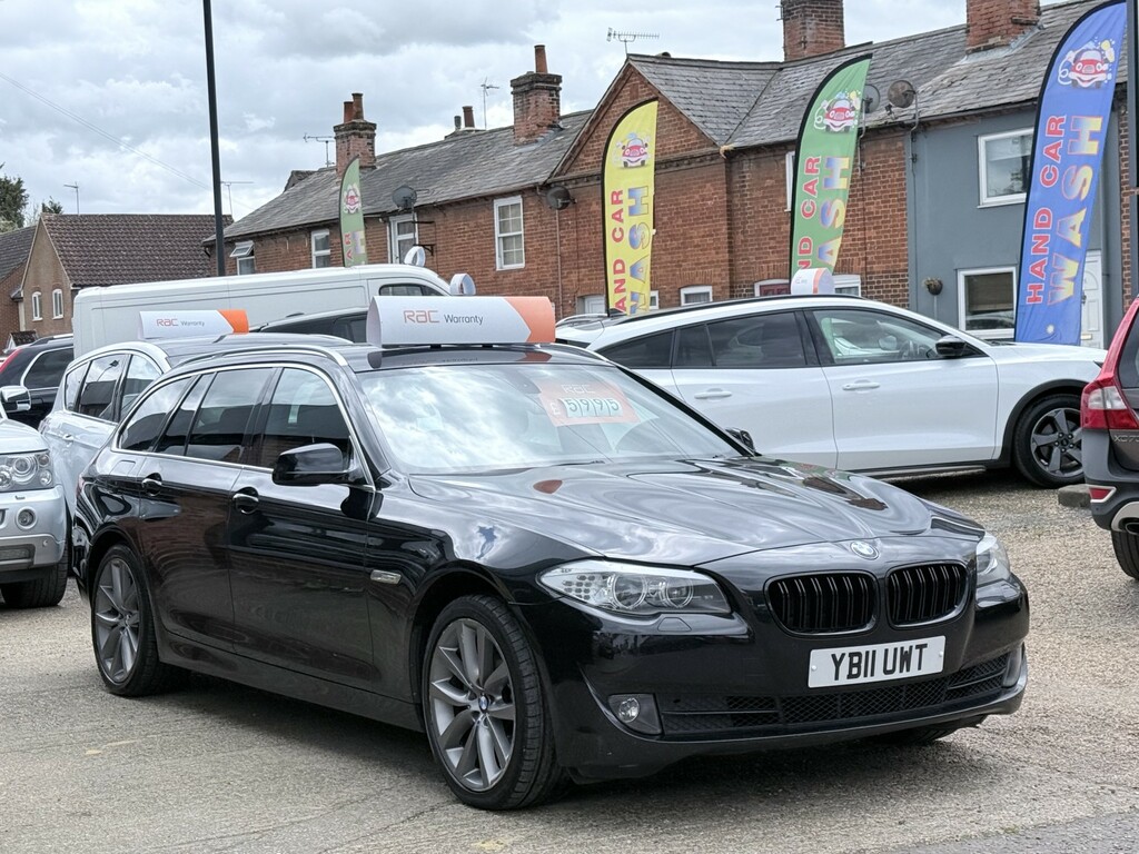 BMW 5 Series Estate 2.0 520D Se Touring 201111 YB11UWT Black #4
