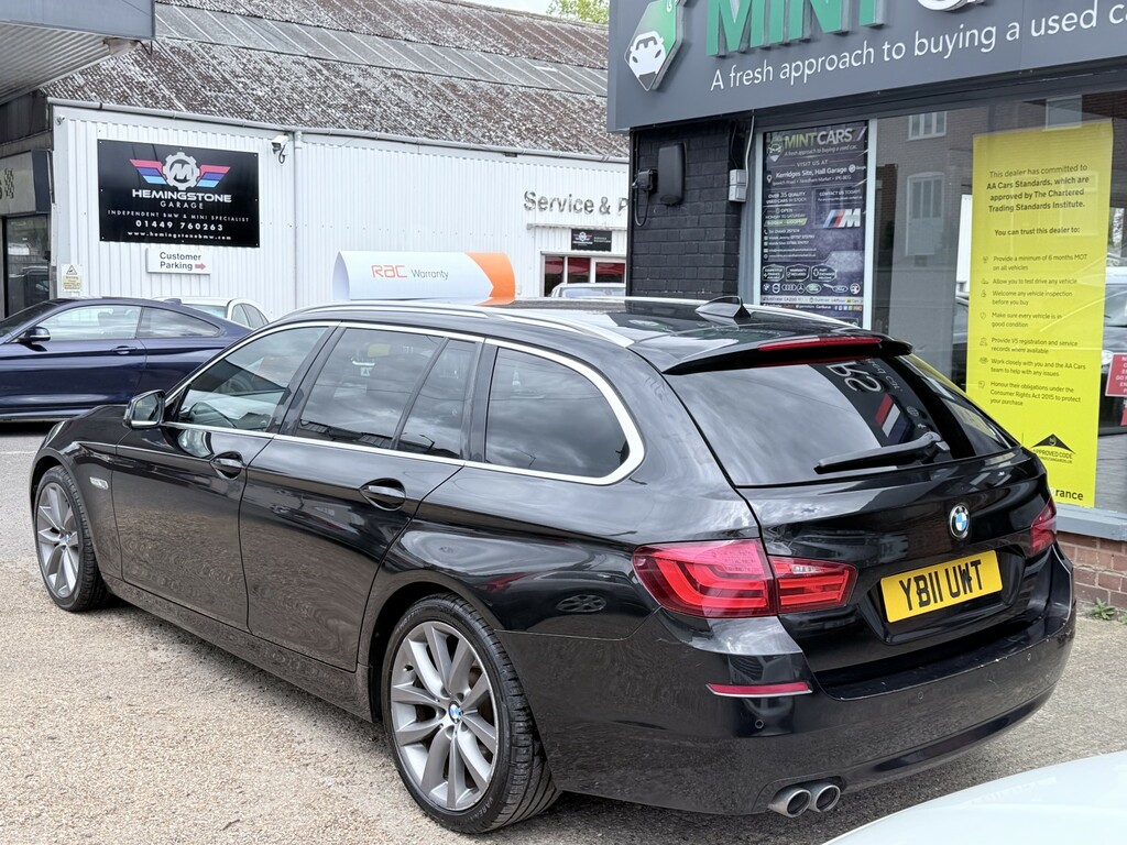 BMW 5 Series Estate 2.0 520D Se Touring 201111 YB11UWT Black #6