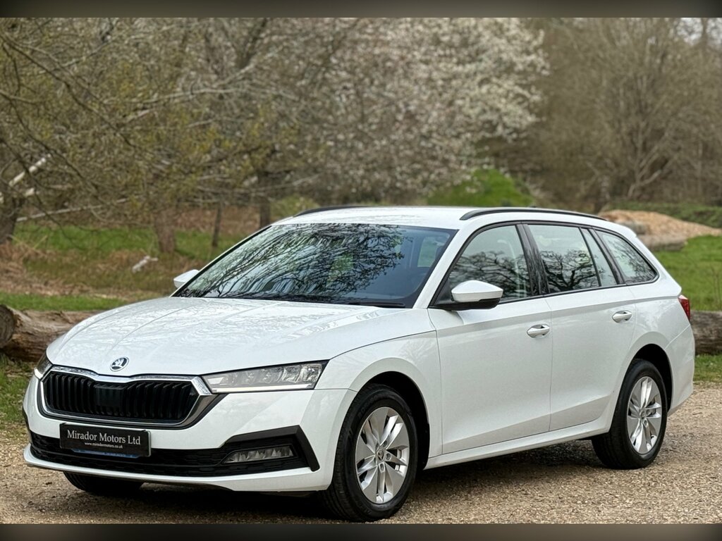 Skoda Octavia 2.0 Tdi Se Estate Euro 6 Ss EF22CLU White #5