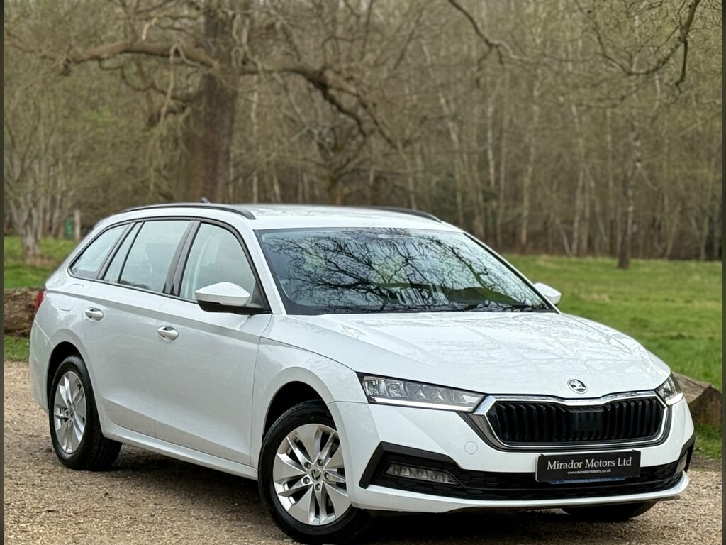 Skoda Octavia 2.0 Tdi Se Estate Euro 6 Ss EF22CLU White #2