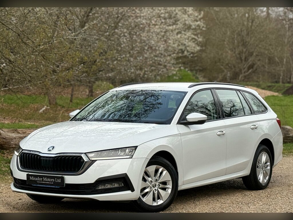 Skoda Octavia 2.0 Tdi Se Estate Euro 6 Ss EF22CLU White #6