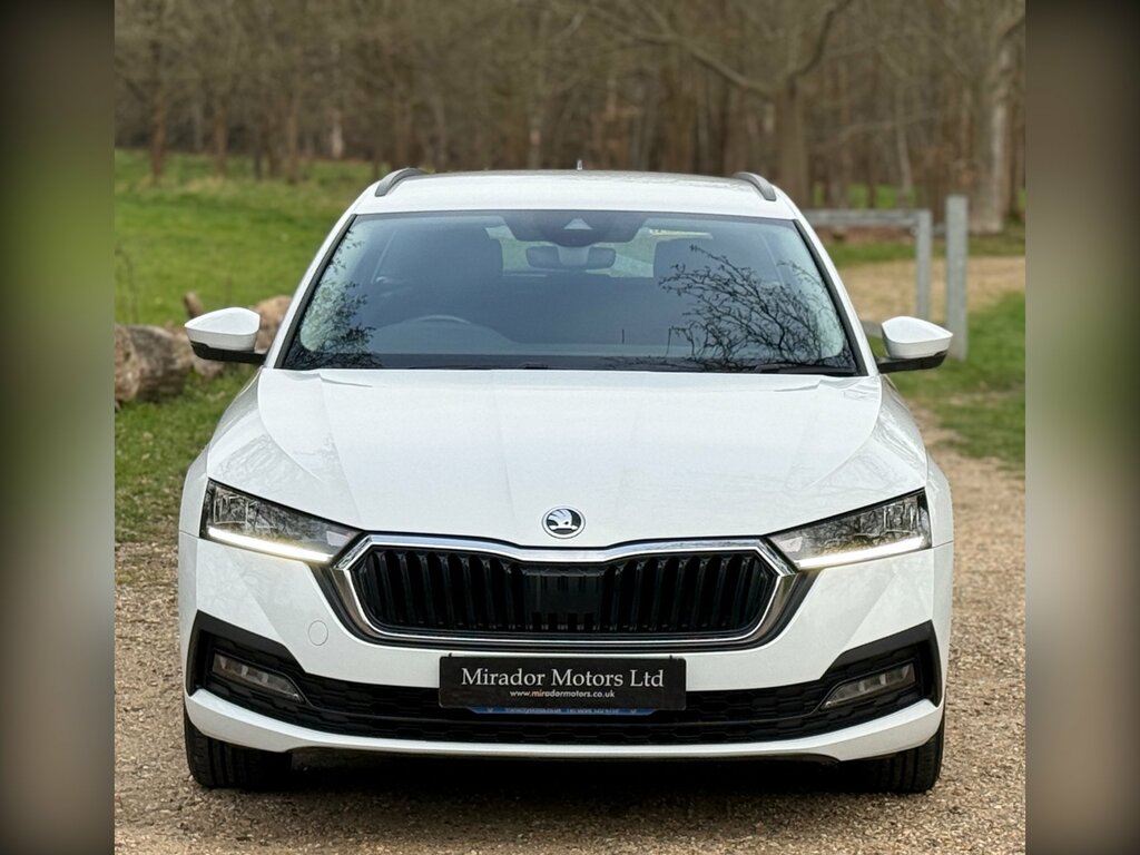 Skoda Octavia 2.0 Tdi Se Estate Euro 6 Ss EF22CLU White #4