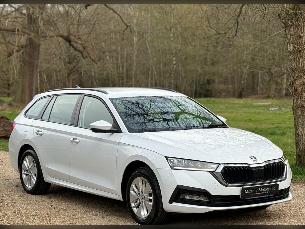 Skoda Octavia 2.0 Tdi Se Estate Euro 6 Ss EF22CLU White #3