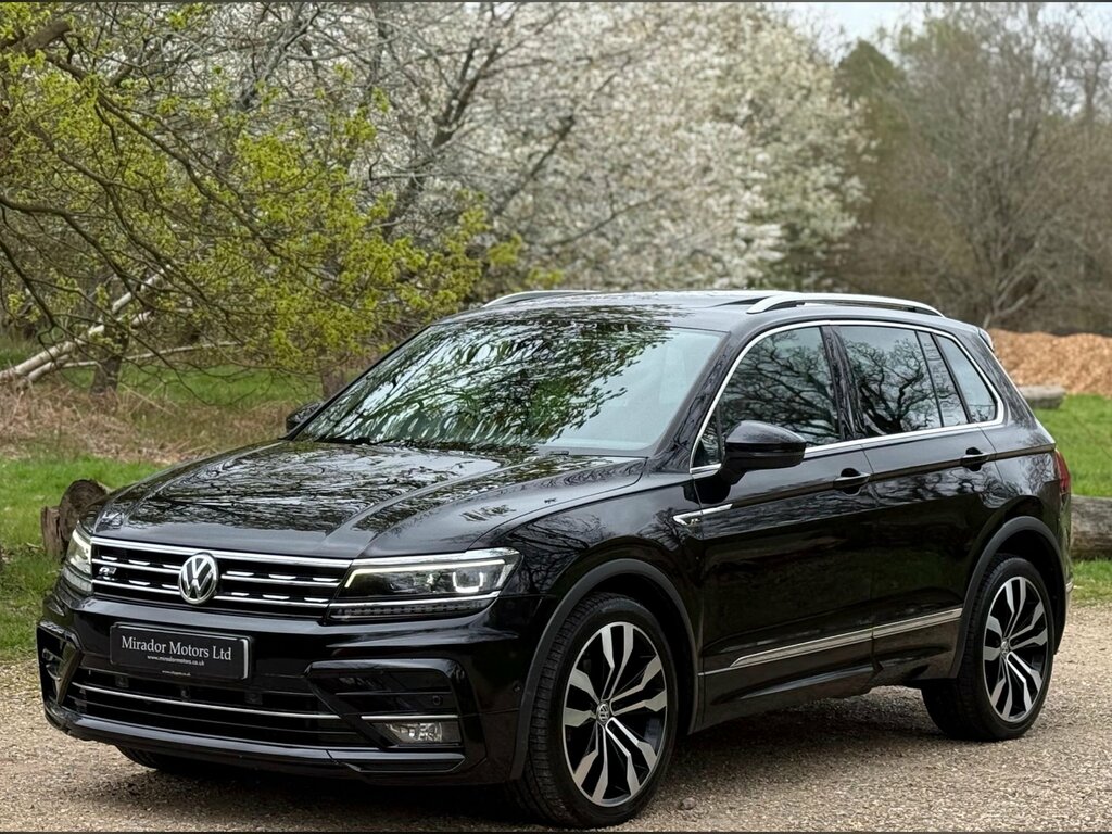 Volkswagen Tiguan 2.0 Tdi R-line Tech Suv Dsg 4Motion Eur RJ19WHM Black #5