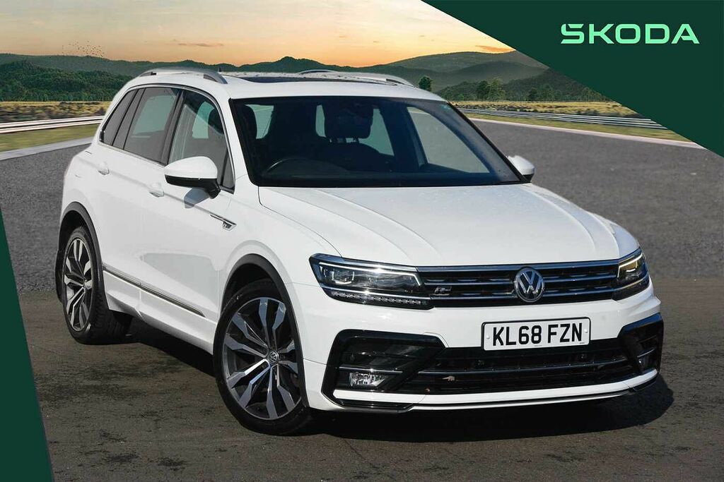 Volkswagen Tiguan 2.0 Tdi 190 4Motion R-line Dsg White