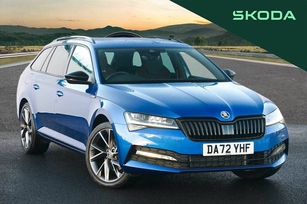 Skoda Superb 2.0 Tdi Cr 200 Sport Line Plus Dsg Blue