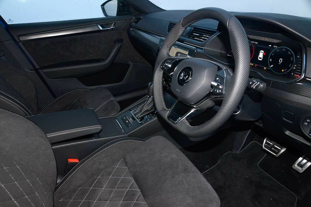 Skoda Superb 2.0 Tdi Cr 200 Sport Line Plus Dsg DA72YHF Blue #6