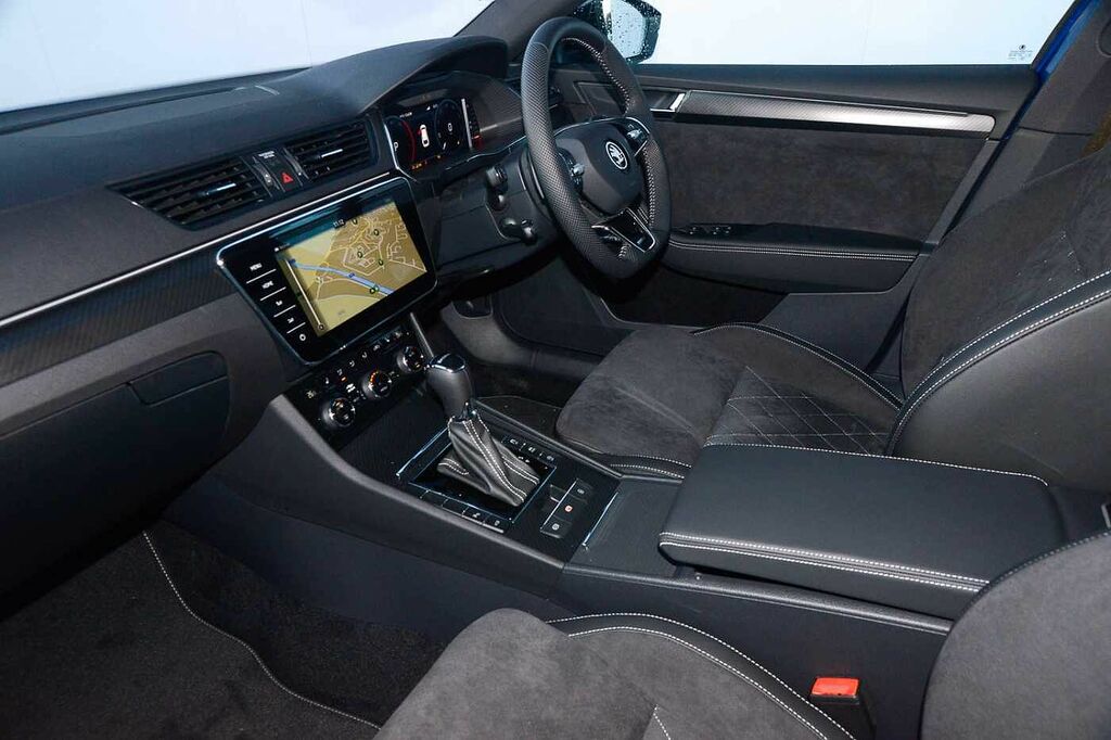 Skoda Superb 2.0 Tdi Cr 200 Sport Line Plus Dsg DA72YHF Blue #2