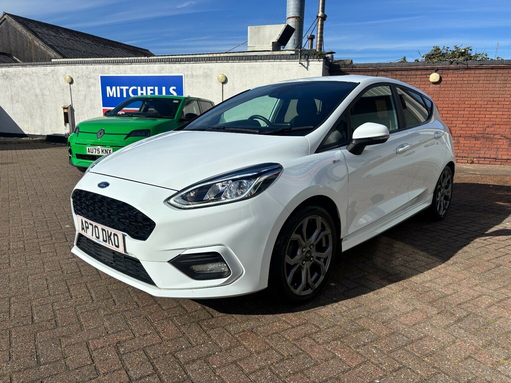 Ford Fiesta 1.0 Ecoboost 125 St-line Edition AP70DKO White #3