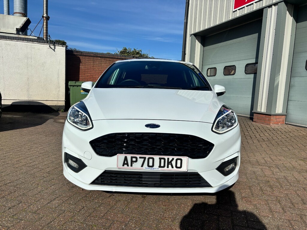 Ford Fiesta 1.0 Ecoboost 125 St-line Edition AP70DKO White #2