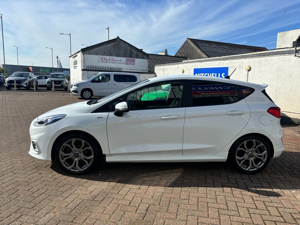 Ford Fiesta 1.0 Ecoboost 125 St-line Edition AP70DKO White #4