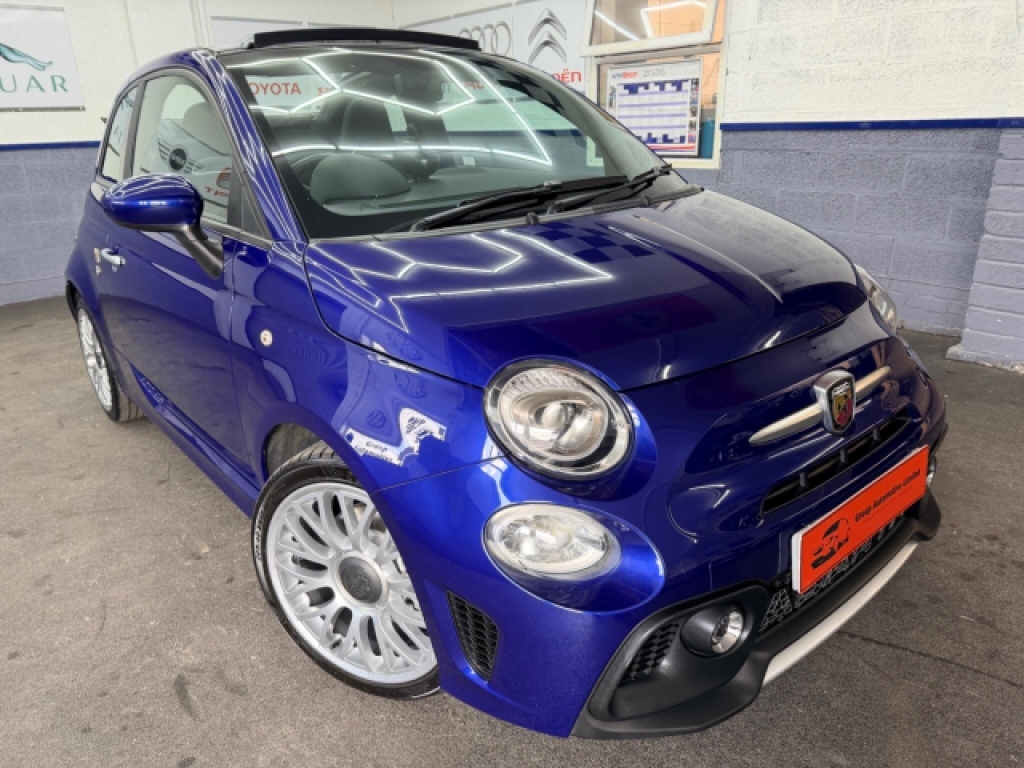 Abarth 595 1.4 T-jet Cabrio Euro 6 Blue