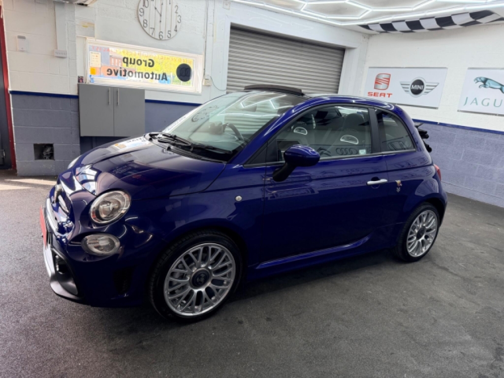 Abarth 595 1.4 T-jet Cabrio Euro 6 WM18EWG Blue #4
